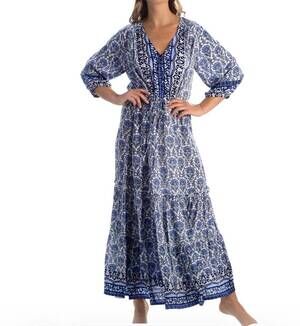 NEW WALKER & WADE carrie dress in navy